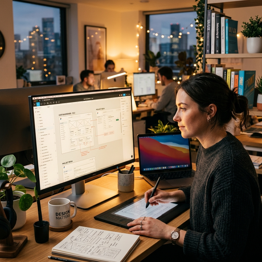 Design UI/UX Hero Background